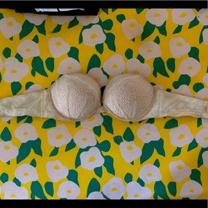 Victoria’s Secret Lace Strapless Bra.